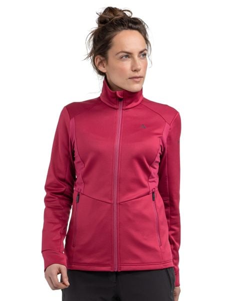 Bluza damska Schöffel Pontre. Czerwone bluzy Schöffel, l, bez wzorów, z materiału, bez kaptura, narciarskie. Za 699.99 zł.