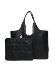 KARL LAGERFELD Torebka A3W30096 Czarny. Czarne torebki klasyczne KARL LAGERFELD, bez wzorów, ze skóry, bez dodatków. Za 769.99 zł.