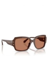 Michael Kors Okulary przeciwsłoneczne 0MK2233B 55 4008/3 Brązowy. Brązowe okulary przeciwsłoneczne Michael Kors, bez wzorów, z tworzywa sztucznego. Za 559.99 zł.
