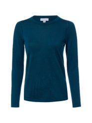 Brookshire Sweter z dzianiny merino Kobiety Wełna niebieski, XXL. Niebieskie swetry brookshire, xxl, bez wzorów, z dzianiny, klasyczne, bez ramiączek. Za 249.95 zł.