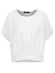 Sublevel Bluzka w kolorze białym rozmiar: XL. Białe bluzki Sublevel, xl, bez wzorów, bez kołnierzyka, bez ramiączek. Za 61.60 zł.