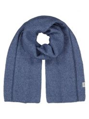 Barts Szal "Sarela" w kolorze niebieskim rozmiar: onesize. Niebieskie szaliki i kominy Barts, bez wzorów, ze splotem. Za 118.01 zł.