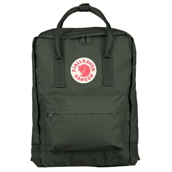 Plecak sportowo-turystyczny Kanken. Zielone plecaki Fjällräven, bez wzorów, bez dodatków. Za 366.99 zł.
