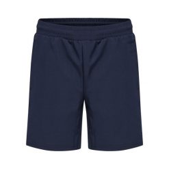 Szorty tkane dla dzieci Hummel Move Grid. Niebieskie szorty Hummel, bez wzorów, sportowe. Za 177.00 zł.
