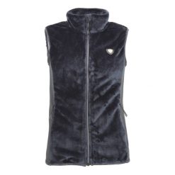 Damski polar bez rękawów Peak Mountain Ajune. Czarne bluzy z polaru Peak Mountain, bez wzorów, z polaru, trekkingowe. W wyprzedaży za 228.50 zł.