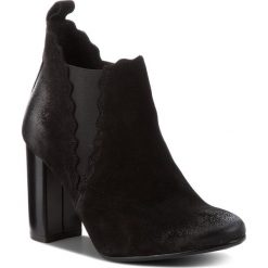 Botki SERGIO BARDI - Brennero FW127360418SS 801. Czarne botki Sergio Bardi, bez wzorów, ze skóry, bez obcasa, na obcasie, bez zapięcia. W wyprzedaży za 199.00 zł.