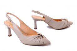 Bioeco by Arka 4281 3015+1315 beż, czółenka damskie. Brązowe czółenka Bioeco by Arka, na lato, bez wzorów, bez obcasa, bez zapięcia. Za 327.92 zł.