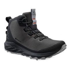 Buty trekkingowe damskie Haglöfs L.I.M FH GTX Mid. Czarne buty trekkingowe Haglöfs, bez wzorów, bez zapięcia. Za 723.40 zł.