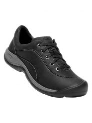 Keen Skórzane buty turystyczne "Presidio II" w kolorze czarnym rozmiar: 40. Czarne buty trekkingowe Keen, bez wzorów, bez zapięcia, outdoorowe. Za 320.95 zł.