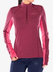 Bluza do biegania damska La Sportiva Swift Long Sleeve. Czerwone bluzy La Sportiva, xs, bez wzorów, z materiału, bez ramiączek, bez kaptura. Za 368.49 zł.