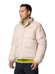 Columbia Dwustronna kurtka "Wallowa" w kolorze beżowym rozmiar: XL. Brązowe kurtki Columbia, xl, bez wzorów, z puchu, bez kaptura. Za 484.31 zł.