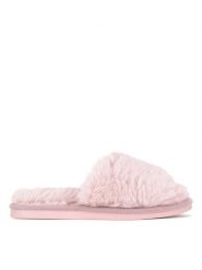 DeeZee Kapcie MU-SL-DZ04 Różowy. Czerwone kapcie DeeZee, bez wzorów, z materiału. Za 59.99 zł.