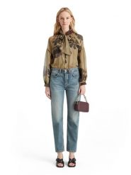 Scotch & Soda Dżinsy - Boyfriend fit - w kolorze błękitnym rozmiar: W26/L32. Niebieskie jeansy Scotch & Soda, l, z aplikacjami, z bawełny, z podwyższonym stanem. Za 180.91 zł.
