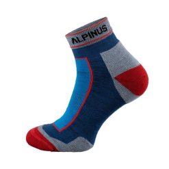Skarpety trekkingowe Alpinus Sveg Low. Czerwone skarpetki Alpinus, bez wzorów, z wełny. Za 45.00 zł.