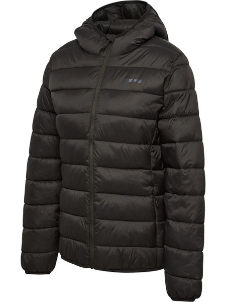 Damska kurtka puchowa Hummel Lightweight. Czarne kurtki Hummel, m, bez wzorów, z materiału, klasyczne, z kapturem. Za 285.36 zł.
