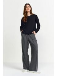 Rich & Royal Sweter w kolorze czarnym rozmiar: S. Czarne swetry Rich & Royal, s, bez wzorów, z bawełny, bez ramiączek. Za 202.50 zł.