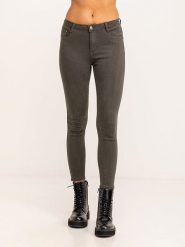 Tantra Dżinsy - Skinny fit - w kolorze antracytowym rozmiar: L. Czarne jeansy Tantra, l, z aplikacjami, ze skóry, klasyczne. Za 122.38 zł.