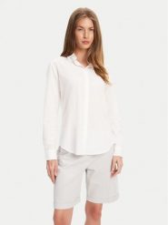 United Colors Of Benetton Koszula 5WPQDQ0AX Biały Regular Fit. Białe koszule United Colors Of Benetton, l, bez wzorów, z bawełny, bez kołnierzyka, bez ramiączek. Za 159.99 zł.