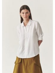 TATUUM Bluzka w kolorze białym rozmiar: 36. Białe bluzki Tatuum, bez wzorów, z lyocellu, bez kołnierzyka, bez ramiączek. Za 126.45 zł.