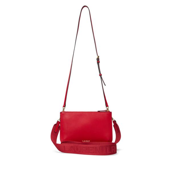 Torebka LAUREN RALPH LAUREN. Brązowe listonoszki Lauren Ralph Lauren, bez wzorów, klasyczne, bez dodatków. Za 1,599.00 zł.