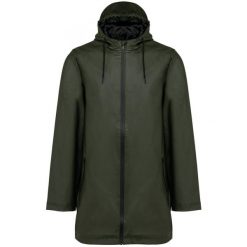 Kurtka wodoodporna Kariban Premium. Zielone kurtki KARIBAN, m, z aplikacjami, z materiału, eleganckie, bez kaptura. Za 247.50 zł.