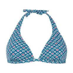 Góra od stroju kąpielowego Protest Mixtwice. Niebieskie bikini Protest, bez wzorów. W wyprzedaży za 112.20 zł.