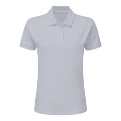Damska Bawełniana Koszulka Polo Krótki Rękaw. Białe t-shirty sportowe SG, s, bez wzorów, z bawełny, bez ramiączek. Za 60.99 zł.
