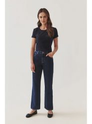 TATUUM Dżinsy - Comfort fit - w kolorze granatowym rozmiar: 42. Niebieskie jeansy Tatuum, z aplikacjami, z bawełny, klasyczne, z podwyższonym stanem. Za 187.52 zł.