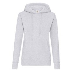 Klasyczna Bluza Z Kapturem Dla Pań I Panów. Szare bluzy fruit of the loom, l, bez wzorów, klasyczne, bez ramiączek, z kapturem. Za 101.99 zł.