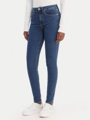 Tommy Hilfiger Jeansy WW0WW47689 Niebieski Skinny Fit. Niebieskie jeansy Tommy Hilfiger, bez wzorów, z bawełny. Za 409.99 zł.