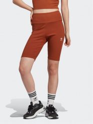 Adidas Szorty sportowe Rib Shorts IL9621 Brązowy. Brązowe szorty sportowe adidas, bez wzorów, z wiskozy. Za 129.99 zł.