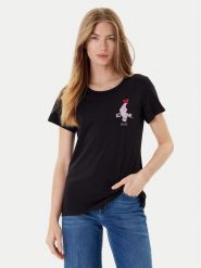 Liu Jo Sport T-Shirt TF5275 JS923 Czarny Regular Fit. Czarne t-shirty sportowe Liu Jo Sport, s, bez wzorów, z bawełny, bez ramiączek. Za 219.99 zł.