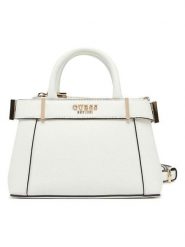 Guess Torebka w kolorze białym - 21 x 14 x 7 cm rozmiar: onesize. Białe torebki klasyczne Guess, z aplikacjami, z materiału, przez ramię, bez dodatków. Za 410.41 zł.
