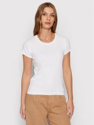 United Colors Of Benetton T-Shirt 1091D1M10 Biały Regular Fit. Białe t-shirty United Colors Of Benetton, l, bez wzorów, z bawełny, bez kołnierzyka, bez ramiączek. Za 129.99 zł.
