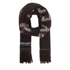 Szalik Nine West. Brązowe szaliki i kominy Nine West, bez wzorów. Za 89.99 zł.