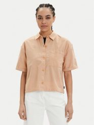Vans Koszula Mcmillan Ss Top VN000F74 Brązowy Regular Fit. Brązowe koszule Vans, m, bez wzorów, z bawełny, bez kołnierzyka, bez ramiączek. Za 129.99 zł.