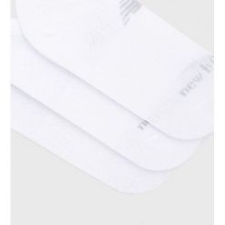 New Balance skarpetki (3-pack) kolor biały. Białe skarpetki New Balance, bez wzorów. Za 44.99 zł.