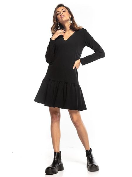 Tessita Sukienka w kolorze czarnym rozmiar: S. Czarne sukienki Tessita, na co dzień, s, bez wzorów, bez kołnierzyka, bez ramiączek, maxi, proste. Za 83.22 zł.