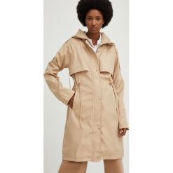Answear Lab parka damska kolor beżowy przejściowa. Brązowe płaszcze Answear Lab, l, bez wzorów, bez kaptura. Za 329.99 zł.