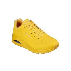 Buty sportowe Sneakersy damskie, Uno-Stand on Air. Żółte buty sportowe lifestyle Skechers, bez wzorów, sportowe, bez zapięcia. Za 329.99 zł.