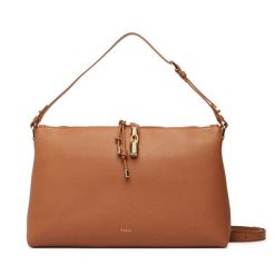 Torebka Furla. Brązowe torebki klasyczne Furla, bez wzorów, klasyczne, bez dodatków. Za 1,439.00 zł.