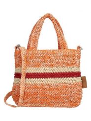PE FLORENCE Torebka w kolorze pomarańczowym - 27 x 21 x 9 cm rozmiar: onesize. Pomarańczowe torebki klasyczne PE FLORENCE, bez wzorów, z materiału, przez ramię, bez dodatków. Za 83.22 zł.