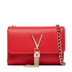 Torebka Valentino. Czerwone kopertówki Valentino, bez wzorów, wizytowe, bez dodatków. Za 229.99 zł.