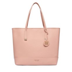 Torebka Nine West. Czerwone shopper bag Nine West, bez wzorów, bez dodatków. Za 299.99 zł.