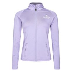 Damski polar Kingsland Classic Limited. Fioletowe bluzy z polaru KINGSLAND, bez wzorów, z polaru, do jazdy konnej. Za 480.50 zł.