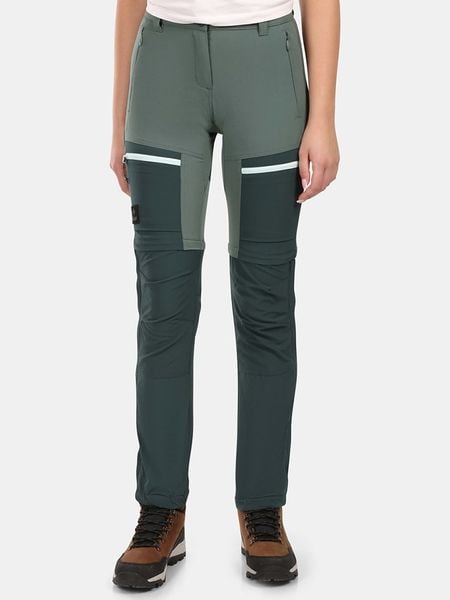 Kilpi Spodnie funkcyjne Zipp-Off "Hosio" w kolorze zielonym rozmiar: 40. Zielone spodnie dresowe Kilpi, bez wzorów, z materiału. Za 297.26 zł.