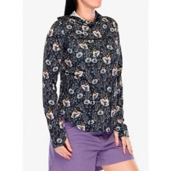 Bluza z kapturem damska Kavu Sunshade Hoodie. Niebieskie bluzy KAVU, s, bez wzorów, bez ramiączek, z kapturem. Za 240.99 zł.