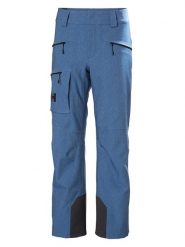 Helly Hansen Spodnie narciarskie "Powderqueen" w kolorze niebieskim rozmiar: XL. Niebieskie spodnie dresowe Helly Hansen, bez wzorów, z materiału. Za 503.95 zł.
