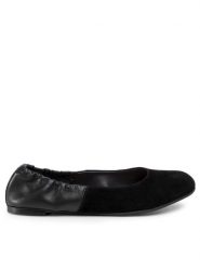 Gino Rossi Baleriny Rosa DAI917-781-1029-9999-0 Czarny. Czarne baleriny Gino Rossi, bez wzorów, ze skóry, bez obcasa, bez zapięcia. Za 143.99 zł.