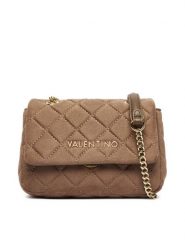Valentino Torebka Ocarina VBSA9B05 Beżowy. Brązowe listonoszki Valentino, bez wzorów, ze skóry, bez dodatków. Za 589.99 zł.